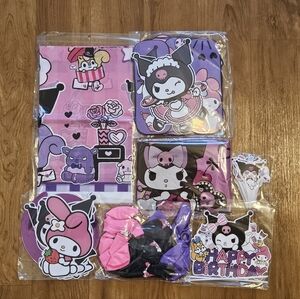Kuromi Birthday Party Set in Pink and Purple